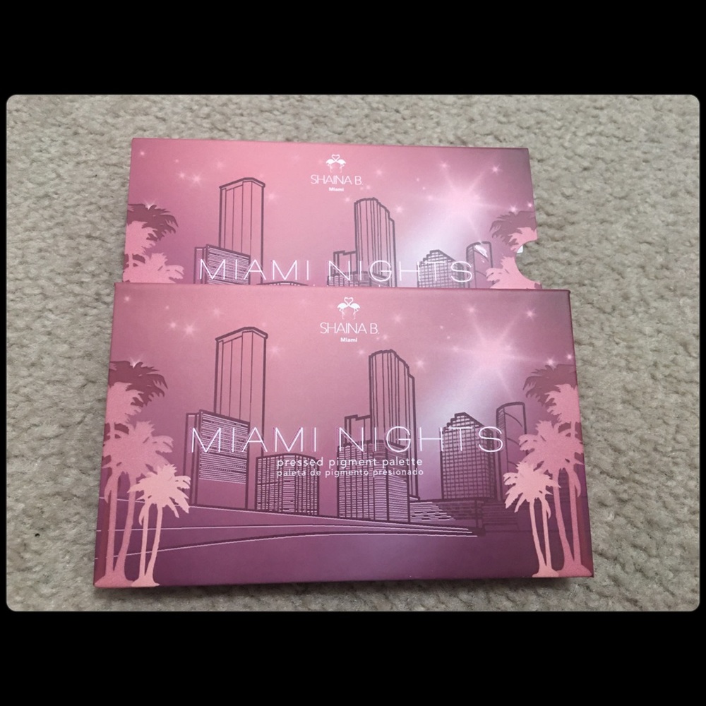 Shaina B. Miami Nights pressed pigment palette
